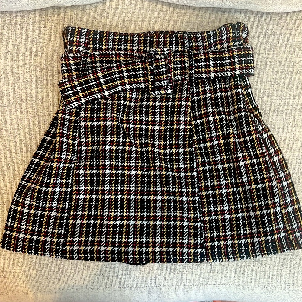 Forever 21 Tweed Mini Skirt with Belt